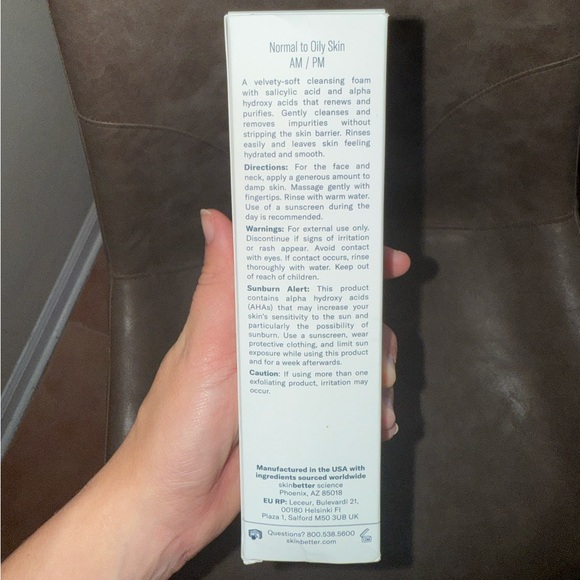 Skin Better Science Refining Foam Cleanser New $48 - Picture 8 of 8